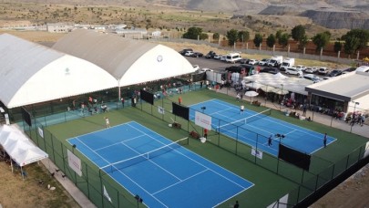 Şırnak'ın ilk uluslararası tenis turnuvası Cudi Cup başladı