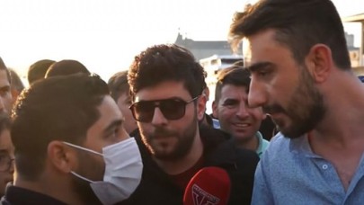 Suriye'de savaşan Türk komando röportaj verirken Suriyeli mülteci araya girdi: Komandoyu zor tuttular!