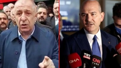 Ümit Özdağ'dan bakanlığın önünde Soylu'ya sert sözler: İkimizden biri ölene kadar devam edecek