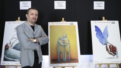 2. Uluslararası Organ Bağışı Karikatür Yarışması'nda birincilik ödülünü Türk karikatürist aldı