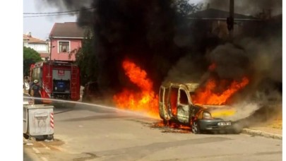 Ailesi ile tartışan şahıs ateşe verdi!