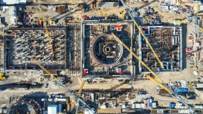 Akkuyu NGS'nin 2. ünitesinde iç koruma kabuğunun 3. katmanı kuruldu