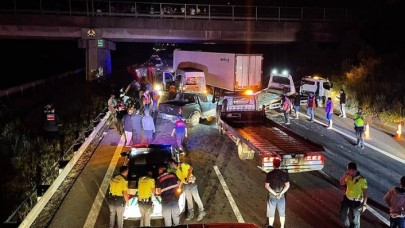 Bolu Dağı'nda zincirleme trafik kazasında 15 kişi yaralandı