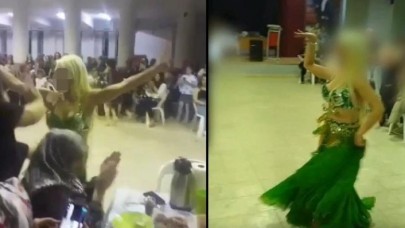 Bursa'da İmam Hatip Ortaokulu'nun salonunda dansözlü etkinlik büyük tepki topladı!