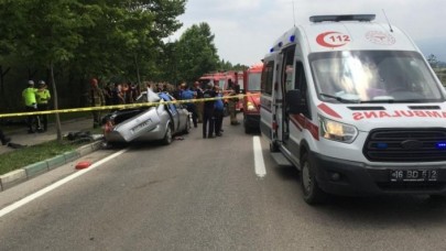 Bursa'da katliam gibi kaza: Erol Yılmaz,  Mehmet Ali Korkmaz ile oğulları Mustafa Efe ve Semih öldü. Eşi ve kızı yaralı