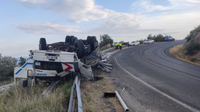 Çanakkale'de kamyon devrildi: Eyyüp Baylan öldü