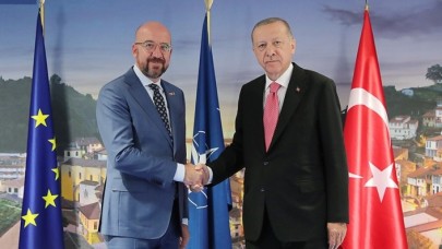 Cumhurbaşkanı Erdoğan,  AB Konseyi Başkanı Michel'i kabul etti