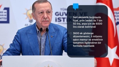 Cumhurbaşkanı Erdoğan'dan memur ve çiftçiye müjde üstüne müjde!
