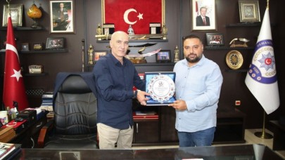 Gazeteci Ferhat Aydoğan,  Osmaniye İl Emniyet Müdürü Ahmet Okumuş’u Ziyaret Etti