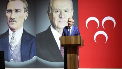 MHP'li Mustafa kalaycı  "Adım Adım 2023,  İlçe İlçe Aydınlatma" toplantısında konuştu