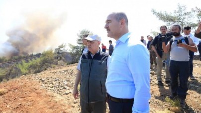 Soylu'dan Marmaris yangınıyla ilgili sabotaj açıklaması: Bir tespitimiz ve kimlik var 