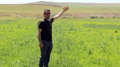 Taner öğretmen Ağrı kırsalında ekilmeyen iki araziyi tarıma kazandırdı
