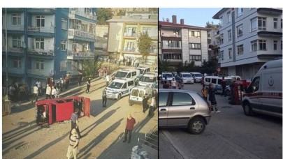 Tartıştıkları sürücüyü dövüp,  aracını devirdiler