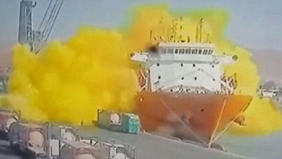 Ürdün'ün Akabe Limanı'nda zehirli gaz taşıyan tank yere düşerek patladı: 12 ölü,  260 yaralı