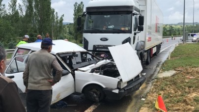 Uşak'ta kaza: Ahmet Çevik öldü