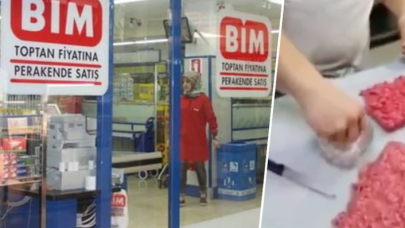 BİM marketlerinden skandal görüntü! Kıyma diye bakın millete ne satıyorlar?