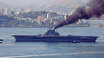 Brezilya donanmasına ait Asbestli geminin İzmir Aliağa'da sökülmesine bakanlıktan onay: Sosyal medya ayaklandı!