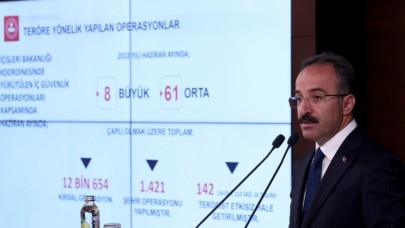 İçişleri Bakanlığı Sözcüsü Çataklı: Haziran ayında etkisiz hale getirilen terörist sayını açıkladı