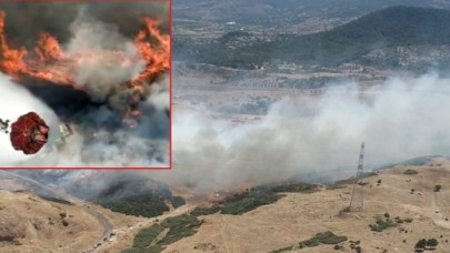 İzmir'in Aliağa ve Bayındır ilçelerinde yangın paniği! Müdahale başladı etrafı çevrildi