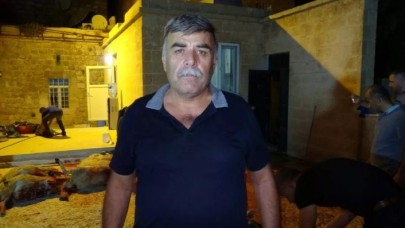 Mardin'de Cumhurbaşkanı Erdoğan için 11 adet kurban kestirdi