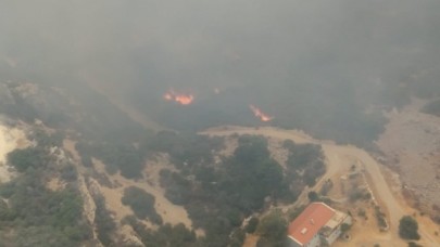 Marmaris'ten sonra şimdi de Datça: Ormanlar yanıyor