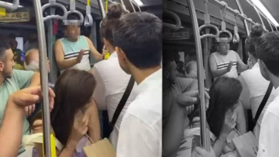 Metrobüste taciz rezaleti: Fark edilince bakın ne dedi!