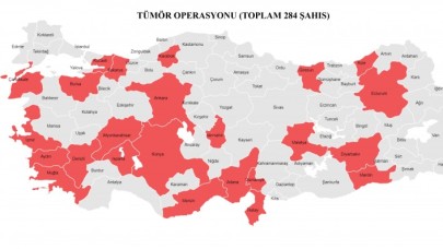 Organize suç örgütlerine yönelik "Tümör" operasyonu başlatıldı