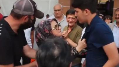 Sokak röportajına damga vuran kadın! Sözlerine sinirlendiği gencin yakasına yapıştı