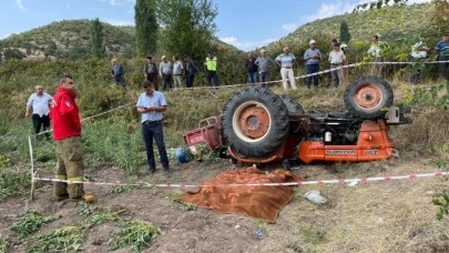 Balıkesir'de devrilen traktörün sürücüsü  Salih Çoban ve yeğeni  Gizem Selda Çoban öldü