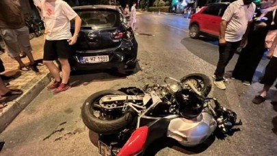 Büyükçekmece'de motosikletiyle otomobile çarpan Hüseyin Can Bursal öldü