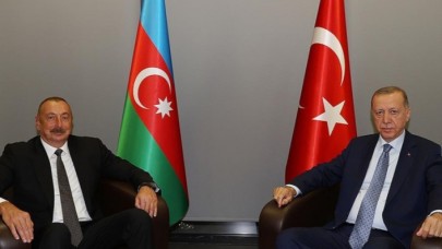Cumhurbaşkanı Erdoğan,  Cumhurbaşkanı İlham Aliyev ile görüştü