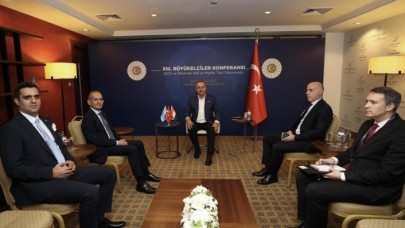 Dışişleri Bakanı Çavuşoğlu,  Irak Türkmen Cephesi Başkanı ile görüştü