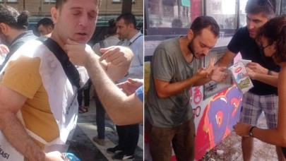 Haklarını aramak için MEB'e yürümek isteyen özel sektör öğretmenlerine polisten biber gazıyla müdahale!