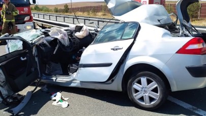 Kırıkkale'de korkunç kaza: Mustafa Demiröz ve Ayşe Demiröz öldü