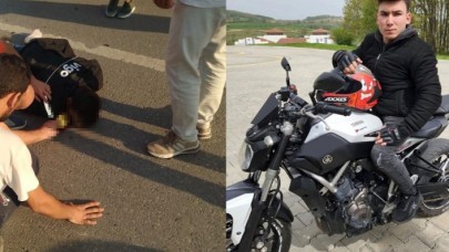 Kuryelik işinde daha ilk günü olan 19 yaşındaki Enes Aygüneş geçirdiği trafik kazasında hayatını kaybetti