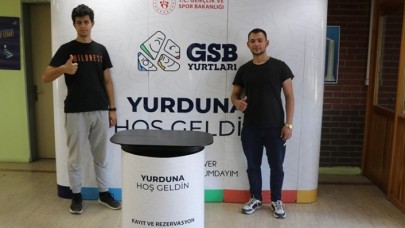 KYK yurtları ücretsiz konaklama fırsatından yararlanan gençleri ağırlıyor