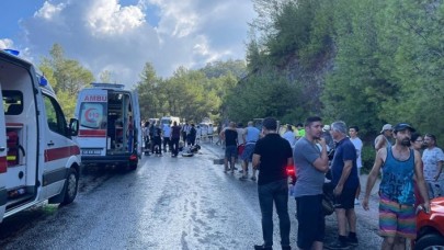 Marmaris'te cip safari aracı devrildi,  5 kişi hayatını kaybetti