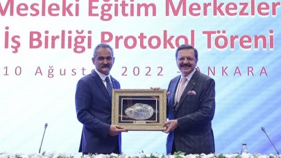 MEB ile TOBB'dan mesleki eğitim alanında yeni iş birliği
