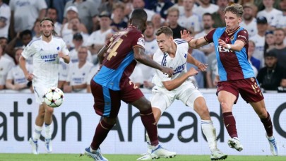 Trabzonspor Kopenhag'ta turu rövanşa bıraktı