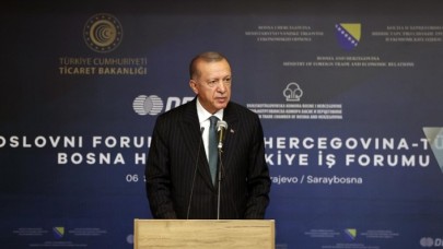 Erdoğan: Bosna Hersek ile ticaret hacmimiz önceki yılın aynı dönemine göre yüzde 15 oranında arttı