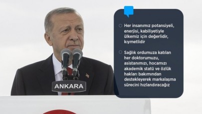 Cumhurbaşkanı Erdoğan: Her şehir hastanemizi ulusal ve uluslararası düzeyde birer marka haline getireceğiz