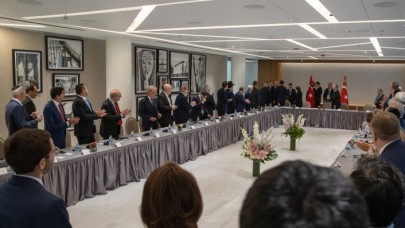 Cumhurbaşkanı Erdoğan,  ABD'de yahudileri kabul etti