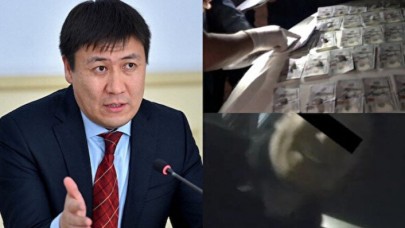 FETÖ bağlantılı Bakan Beishenaliev'in rüşvet alırken suçüstü görüntüleri ortaya çıktı
