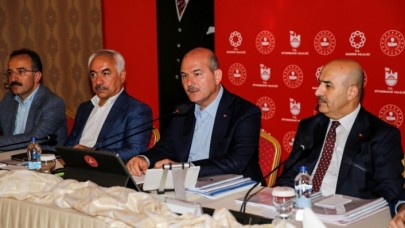 İçişleri Bakanı Soylu,  Mardin ve Diyarbakır Güvenlik Toplantısı'na katıldı