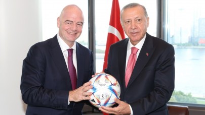 Infantino'dan Erdoğan'a çok özel bir hediye