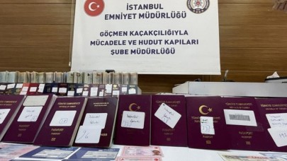 İstanbul'da casusluk,  sahtecilik ve göçmen kaçakçılığı operasyonunu