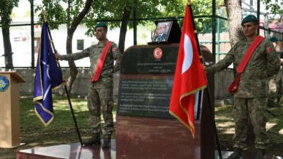 Kosova'da 1999'da şehit düşen Türk askeri anıldı