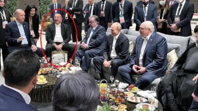 Tarihi zirve sonrası çekilen görüntüde Erdoğan'a övgü,  Aliyev'e tepki var!