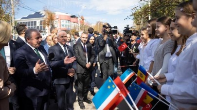 TBMM Başkanı Şentop'a Gagavuzya'da coşkulu karşılama