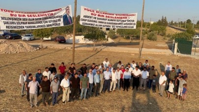 Vatandaş pankartla Cumhurbaşkanı Erdoğan'a seslendi: Taharet ve boy abdesti alamıyoruz,  günahımız yetkililerin olsun!